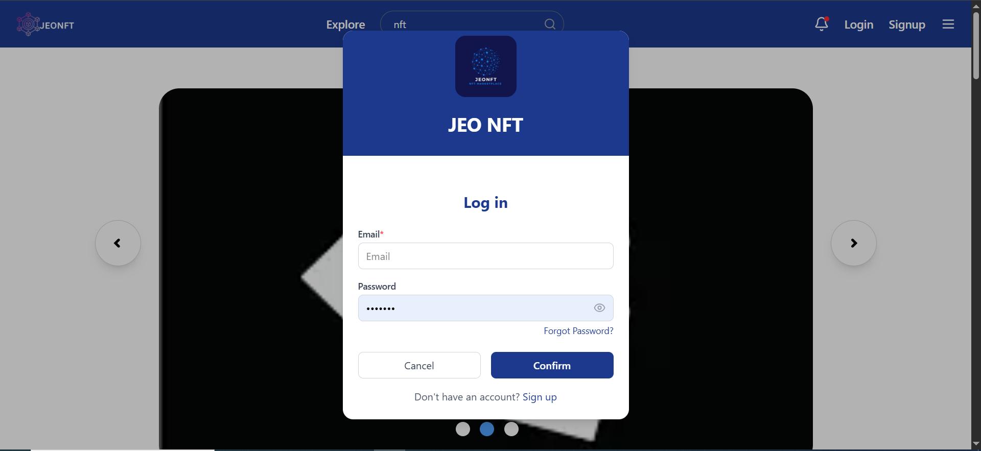 JEONFT user platform image 15